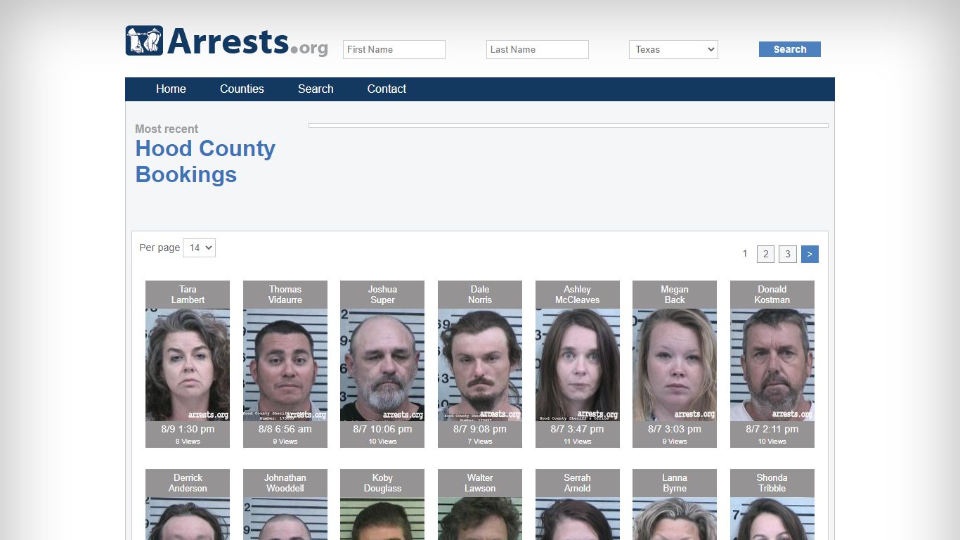 Hood County Arrests and Inmate Search